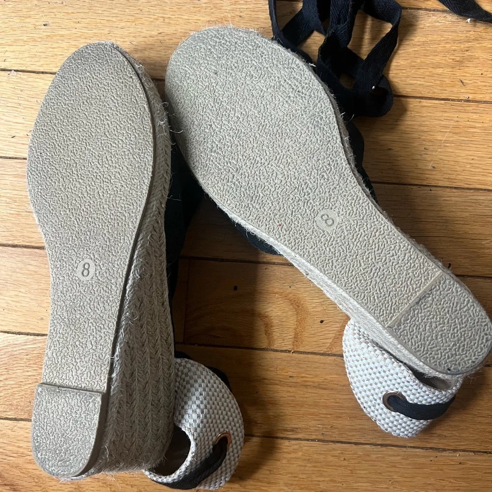 Serra Ladies Summer Wedge Sandals Sz 8